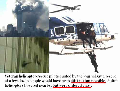 Helikopters boven het WTC
